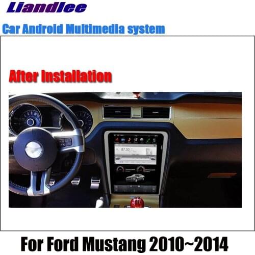 Liandlee Android 8.1 UP For Ford Mustang 2010~2014 Tesla Style Car Screen Stereo Carplay Wifi BT GPS Navi Navigation Map Media