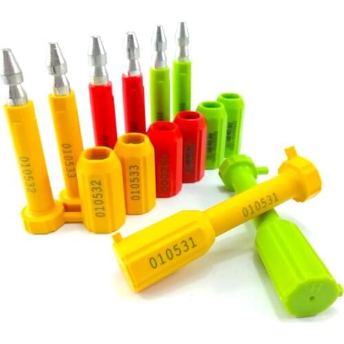 10pcs Numbered Bolt Seal Heavy Duty Container Tags for Shipping Cargo and Truck Trailers Locks Tamper Proof Container locks