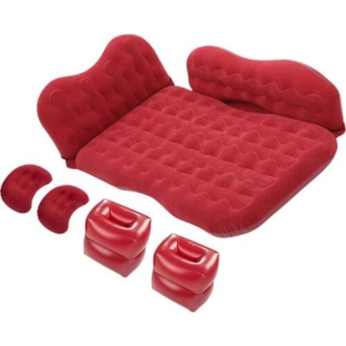 Larger Size Durable Car Back Seat Cover Car Air Mattress Travel Bed Moisture-proof Inflatable Mattress Air Bed Without Pump