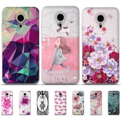 For Meizu MX5 M575M M575U Case Back Soft Silicone Cover For Meizu MX5 Cover 3D Relief Pattern Shells Bags Phone Cases