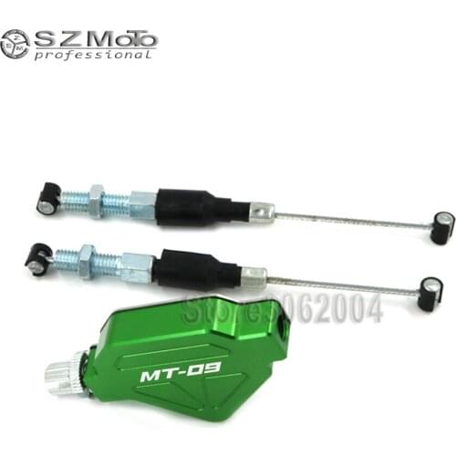 For YAMAHA FZ-09 FZ09 / MT-09 MT09 Triple 2015 - 2016 Red Motorcycle Accessories Stunt Clutch Lever Easy Pull Cable System CNC