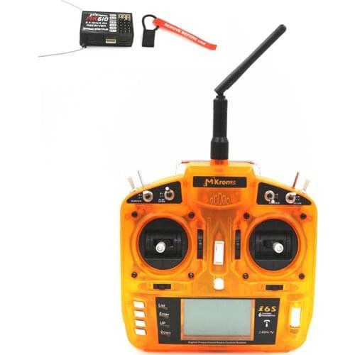 DSM2 Transmitter MKron Full Range 2.4GHz 6 CH Wireless Radio Remote Control W/MK610 Remote Receiver PK SPEKTRUM DX6i