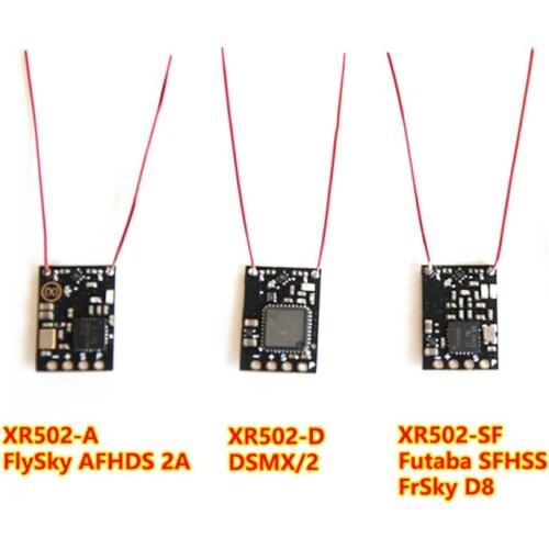 XR502 Series 2.4G SBUS PPM RSSI Dual Antenna Micro Receiver for X/2 SFHSS Frsky-D8/D16 AFHDS-2A Radio Transmitters