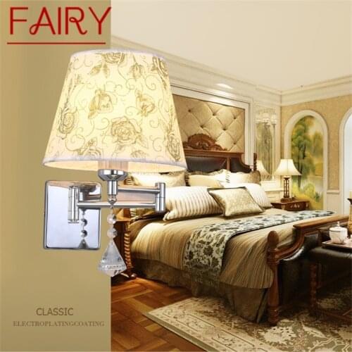 FAIRY Wall Lamps Contemporary LED Lights Simple Indoor Crystal Fixture For Home Bedside