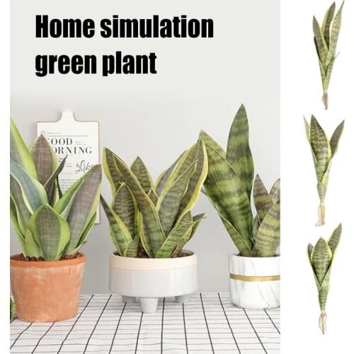 Artificial Plants Fake Sansevieria Prian Leaves Branch Ornament for Home Wedding Party Reusable 35/40/47cm In Stock SCIE999