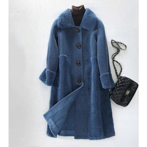 Luyaoskyen Women's Sheepskin Jackets