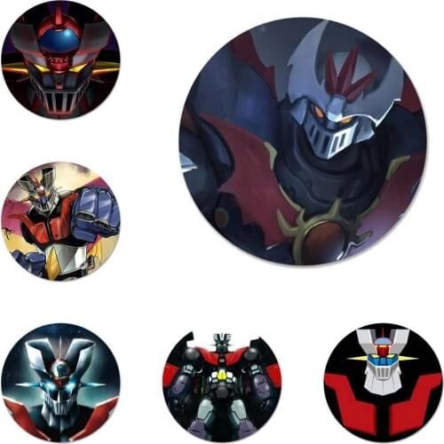 Mazinger Z Icons Pins Badge Decoration Brooches Metal Badges For Clothes Backpack Decoration 58mm