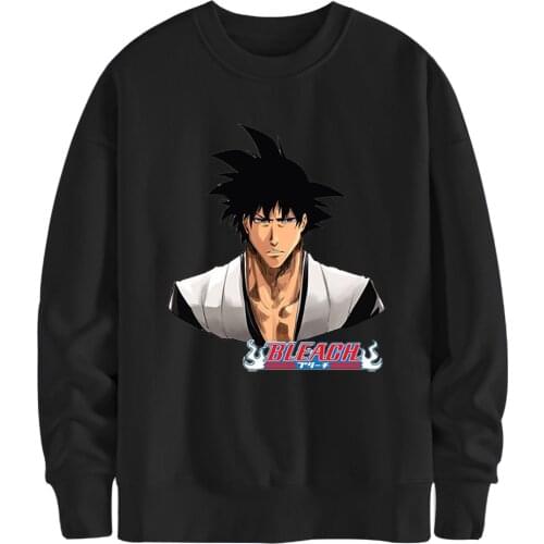 Bleach Anime Mans Sweatshirts Cartoon Hoodies Autumn Male Hip Hop Clothing Full Sleeve Fashion 2020 Pullovers Moletom Masculino