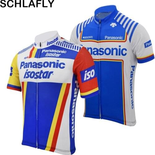 Men cycling jersey old style summer short sleeve bike wear classic jersey retro road bike wear cycling clothing schlafly