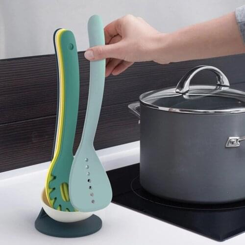 6Pcs Cookware Set Heat Resistant Kitchenware Soup Spoon Spatula Baking Tools non-Stick Cooking Tools set Kitchen Supplies