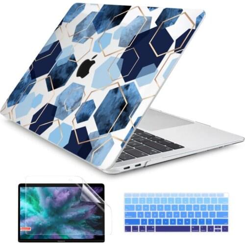 New airrve Case For Macbook Air Retina Pro 11 12 13.3 15.4 2020 A2289 A2179 A1932 A2338 Touch bar cover with keyboard cover