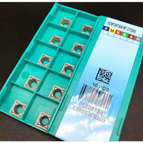 Free shipping SCMT09T304 MT CT3000 internal turning tool, cermet blade, CNC carbide blade, SCMT 09T304 turning tool