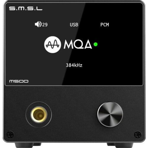 SMSL M500 Audio DAC MQA ES9038PRO XMOS XU216 Native DSD512 Headphone Amplifier