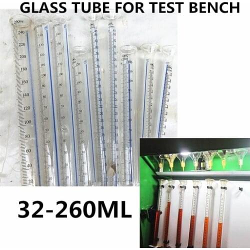 32-260ml Glass Measuring Cylinder For Diesel Injection Pump Test Bench, Common Rail Test Bench