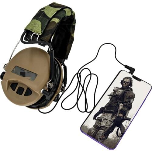 Tactical Airsoft Sordin Headphones for Noise Reduction Shooting Hunting Hearing Protection Protective Earmuffs Tactical Headset