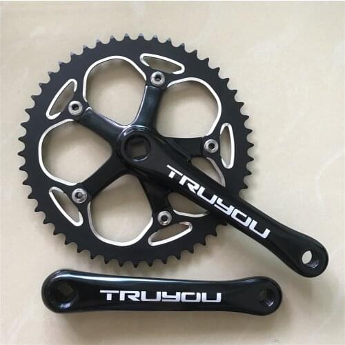 TRUYOU Folding Bike Crankset 130 BCD 38T 39T 40T 42T 44T 46T 48T 50T 52T 53T Road Bicycle Chainring 170mm Crank Length