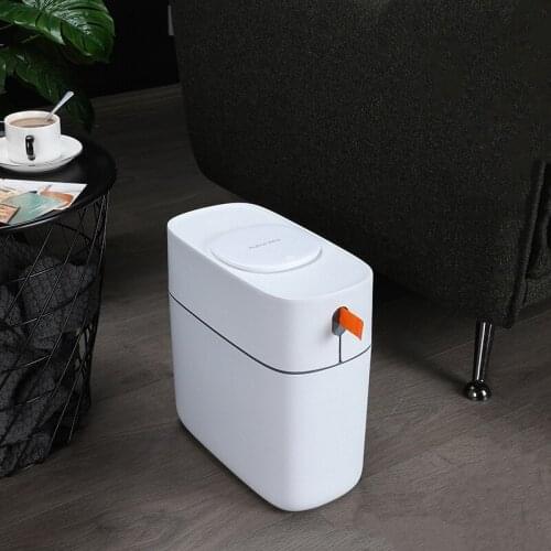 Just A Pull Can Be Pack Garbage Trash Can Bathroom Waterproof Waste Storage Bucket Kitchen Waste Bin for Home Free Waste Bag