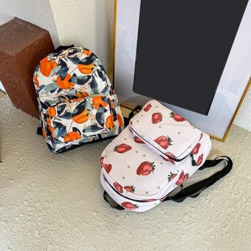 Vintage Women Printing Large Capacity Backpack Casual Ladies Handbags School Travel Rucksack