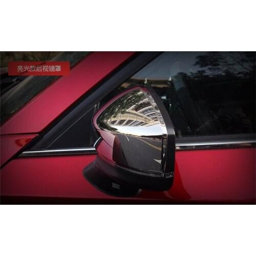 Yimaautotrims Outside Door Rearview Mirror Protector Housing Shell Cover Trim Exterior Fit For Mazda CX-5 CX5 2017 - 2021 ABS