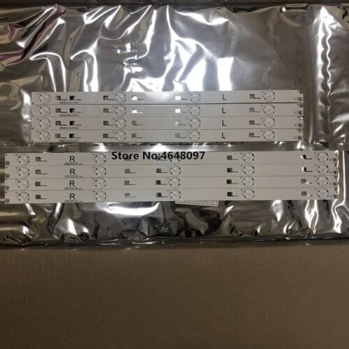 1set=8pcs led backlight strip for SONY 49inch KD-49X8000C led strip SVY490A23_Rev00_5LED-L_150223 SVY490A23_Rev00_5LED-R_150223