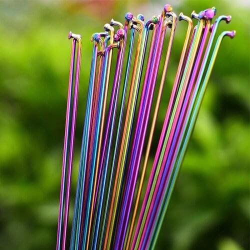 10pcs/lot Stainless Steel MTB Spokes 259 261 271 273 291 293mm Mountain Bike Road Bicycles Wheel Rim SPoke Part with Nippers