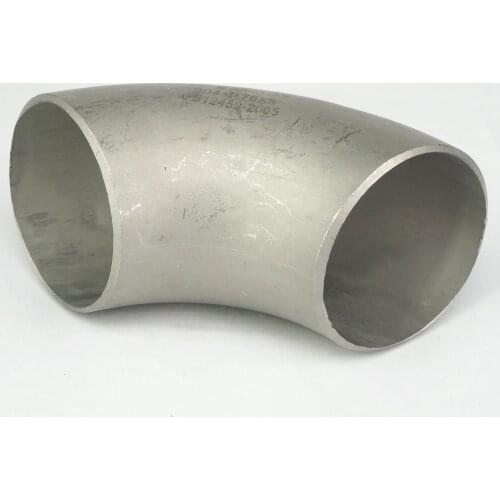 60x3mm O/DxThickness 304 Stainless Steel 90 Degree Elbow Butt Welded Pipe Fitting Water gas Oil