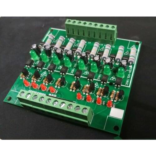 8-Channel 220V Optocoupler Isolation Module/220V Detection Module/AC Detection Module/Card Guide Enhanced Version