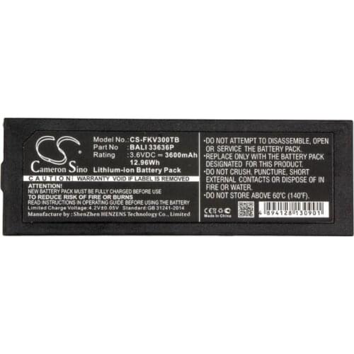 Cameron Sino 3600mAh battery for FANVISION K-IVT-300-GD-B BALI 33636P K-ABC-30P-KT-B DVB-T Battery