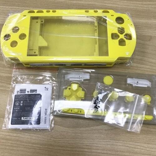Free Shipping Full Housing Case for PSP1000 PSP 1000 Game Console Shell Cover with Buttons Screws Set