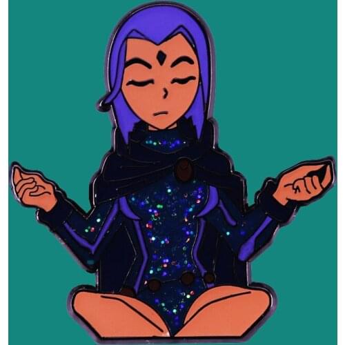 Comic Heroine Enamel Pins Brooch Collecting Anime Crow Lapel Badges Men Women Fashion Jewelry Gifts Adorn Backpack Collar