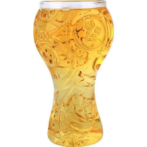 Football Glass Cup Beer Mug Milk Water Drinking Cup Beer Equipment Home Bar Wine Tools