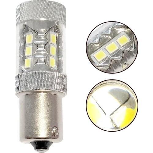 Hot 80W High Power 1156 BA15S 1141 LED Lights DC12V for HID White LED Car Turn Backup Reverse Fog Light Lamp Bulb Hot