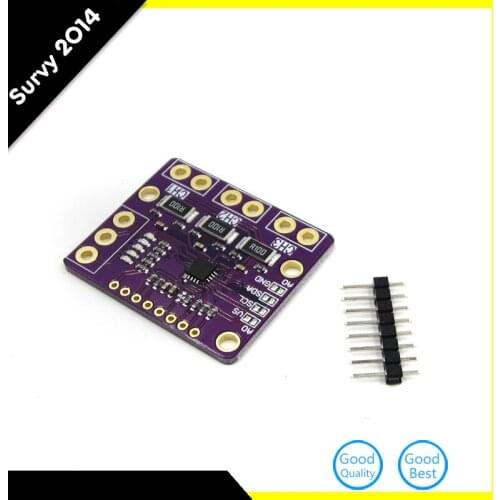 IIC I2C INA3221 Power Supply Voltage Monitor Sensor Board Module Replace INA219 Triple-Channel Shunt IIC I2C