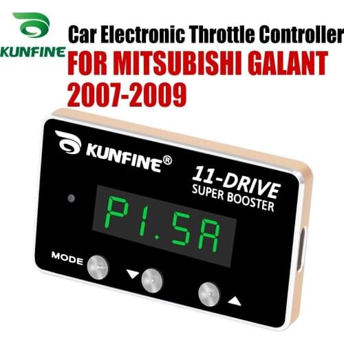 KUNFINE Car Electronic Throttle Controller Racing Accelerator Potent Booster For MITSUBISHI GALANT 2007-2009 Tuning Parts