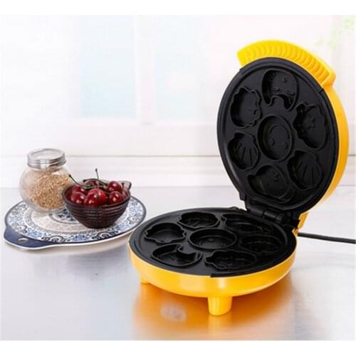 Cake machine mini breakfast machine fully automatic home waffle machine childrens cartoon breakfast machine