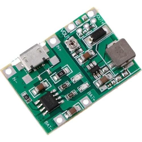 Lithium Li-ion 18650 3.7V 4.2V Battery Charger Board DC-DC Step Up Boost Module