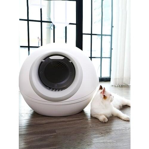 Fully Enclosed Cat Litter Basin Cat Excrement Basin Bedpan Cat Toilet Deodorization Extra Large Deodorant Pet Products