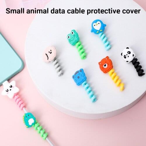 Durable Cable Protector For IPhone Huawei Xiaomi For Oneplus Cute Cable Cord Holder Protective Case For USB Charging Line