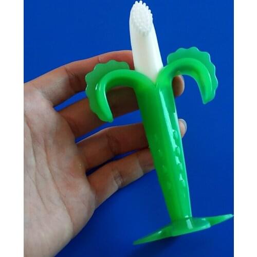 Food Grade Silicone Teether Safe Baby Teether Infant BPA Free Cabbage Molar Chew Dental Care Teething Nursing Gift For Infant