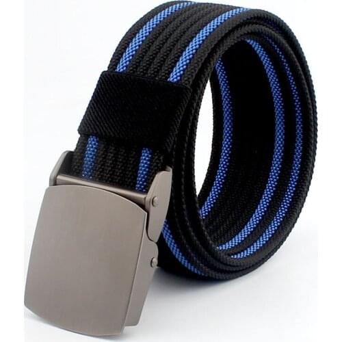 New Men Women Nylon Waist Belt High Quality Alloy Buckle Belts Men Leisure Belt Outdoor Male Jeans Tactical Belts