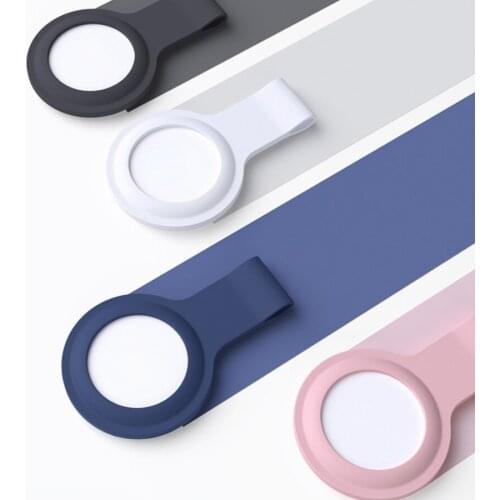 Silicone Protective Cover For Airtag Case Protector Bumper On for Apple Airtags Locator Tracker Keychain Buckle Protect Sleeve