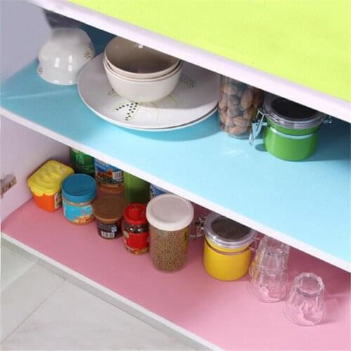 Blue Drawer Mat Non Slip Cupboard Placemat Thick Waterproof Moisture Kitchen Stickers Home Wardrobe Pad Shoes Cabinet Mat