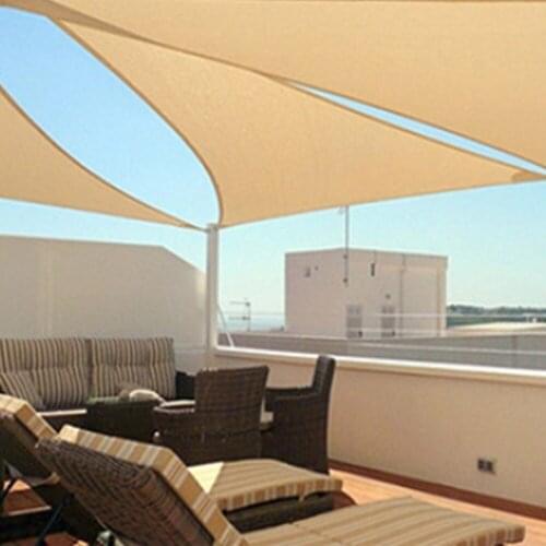 Sun-Shelter Awning SunShade Sail Garden Terrace Canopy Rectangle 2*2M UV-proof And Waterproof Sunshade