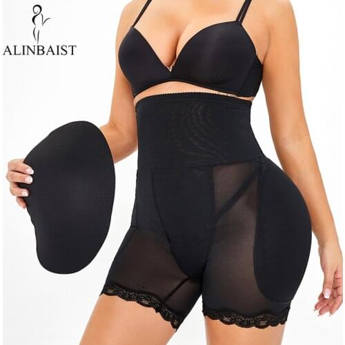 Women Big Spong Padded Control Panties Butt Hip Enhancer Briefs Seamless Underwear Boyshorts Body Shaper Shaper Panty Shapewear