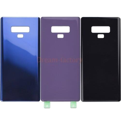 10PCS Back Cover Battery Door Rear Glass with Adhesive Glue for Samsung Galaxy Note 9 N960 N960F