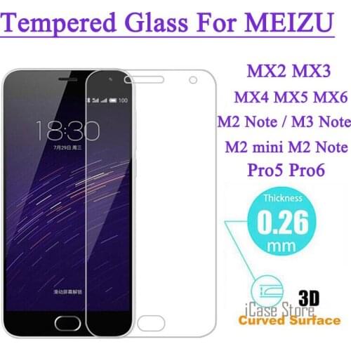 Screen Protector Tempered Glass For MEIZU M2 Note M1 M2 mini Note Pro 5 MX5 MX4 Pro Metal Explosion Proof Film
