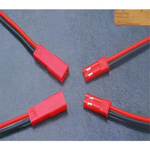 5/10Pairs 2 Pin Connector JST Plug Cable Male/Female For RC BEC Battery Helicopter DIY FPV Drone Quadcopter 100mm