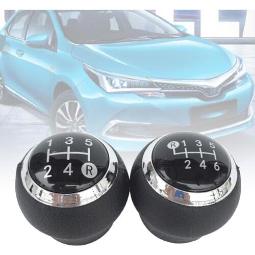 Car 5/6 Speed Gear Shift Knob Dustproof Decoration For Toyota Corolla 1.8MT 2007-2013 For Toyota RAV4 AVENSIS YARIS D4D Urban
