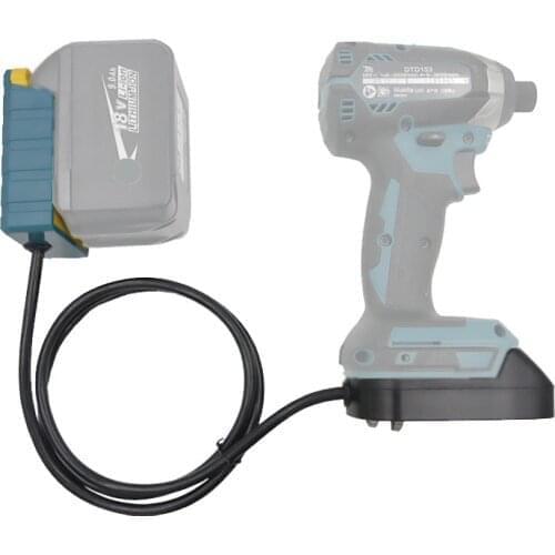 BAP18A-65165 Li-ion Battery Adapter Converter Extended Line Weight Reducer For Makita 18V Li-ion Battery LXT Lithium Tool CP48