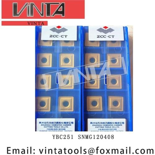 Free shipping high quality YBC251 YBD151 SNMG120408 cnc carbide turning inserts cutting blade tools